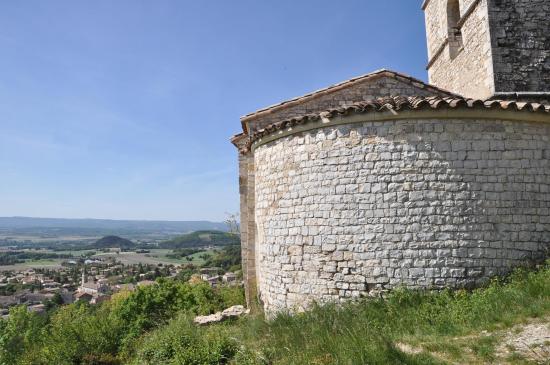 La plaine de la Valdaine vue depuis Saint-Felix