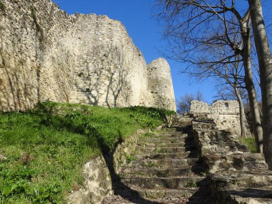 Descente de Vieil Allan par les escaliers Est