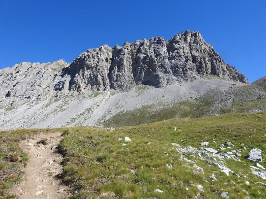 Dans la montée vers le Pas de Picheru