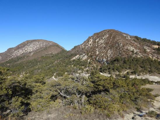 A l'approche du col des Guillens (Le Parquet et Leytra)