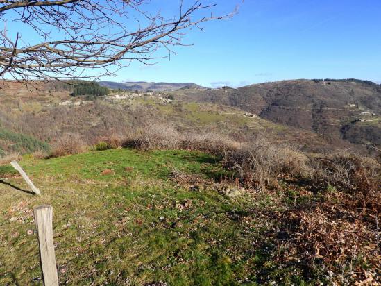 Sur le belvédère de Jocelyne au-dessus de la vallée de l'Orsanne