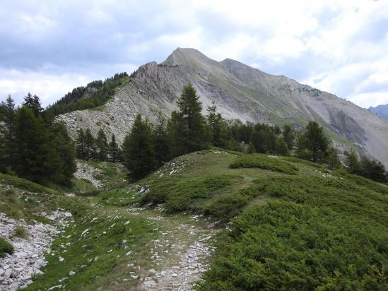 La Petite Autane vue du sentier d'ascension au sommet du Cuchon