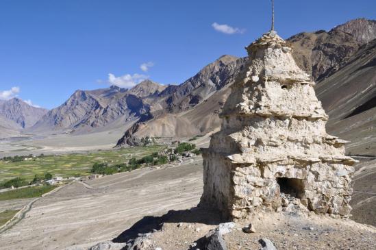 Zangla (chorten à proximié de l'Old Palace)