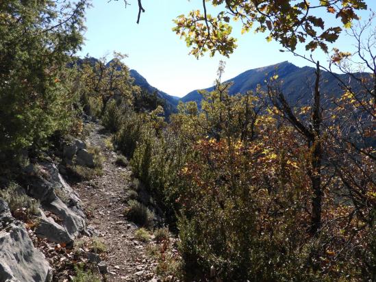 La Grésière vue depuis le sentier de montée vers le col Favier