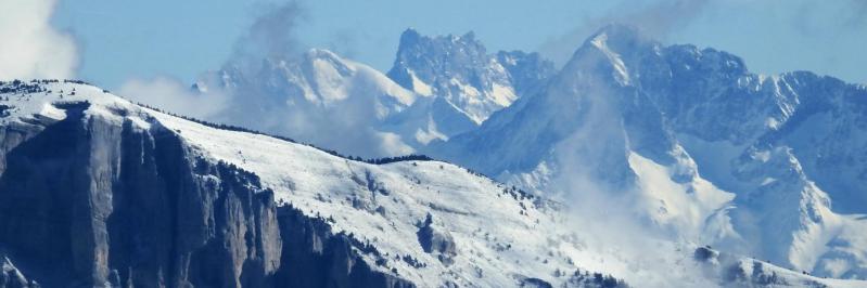 Au sommet du Veyou, zoom sur le massif de la Meije