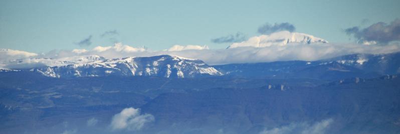 Panorama depuis la crête du serre de Gruas