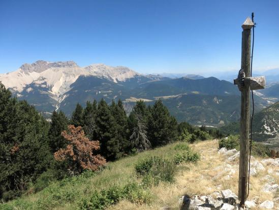 Au sommet de Charajaille (la montagne d'Aurouze)