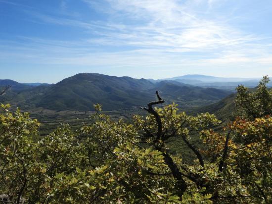 Dans la montée vers le sommet du mont Rachas