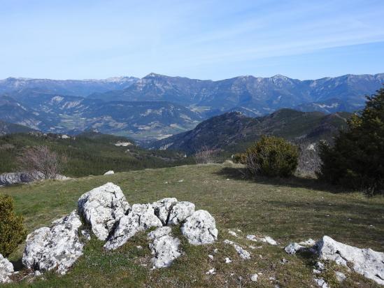 Au sommet de la montagne de Gavet