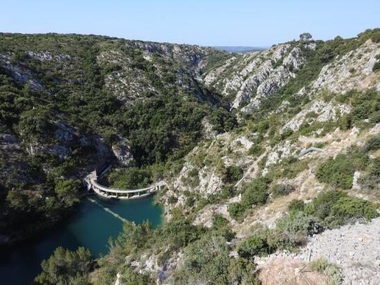 Exutoire du barrage de Bimont