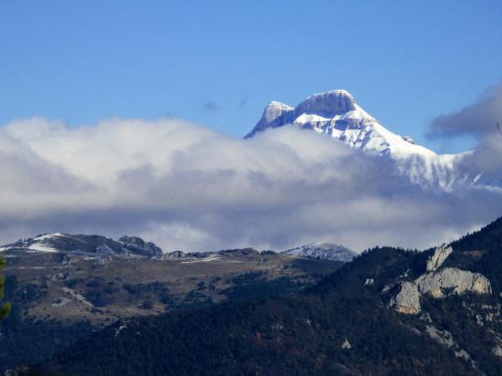 Le Grand-Ferrand vu depuis le col de Mensac