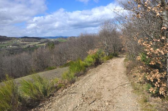 A l'approche de La Bâtie sur le Serre de Chapoulier