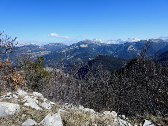 Au sommet de la montagne de Maraga (Massif du Dévoluy)