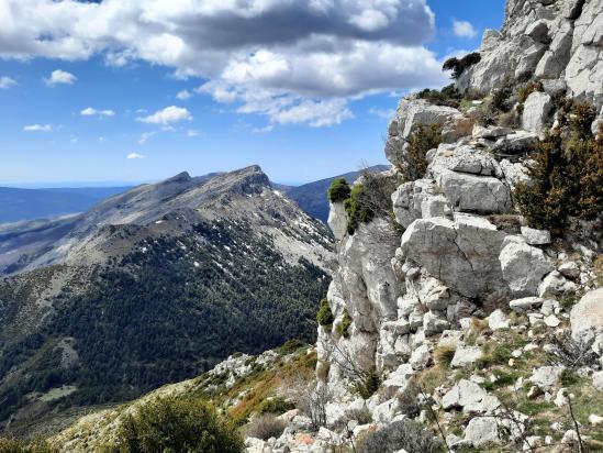 A l'approche du sommet Pré Chauvin