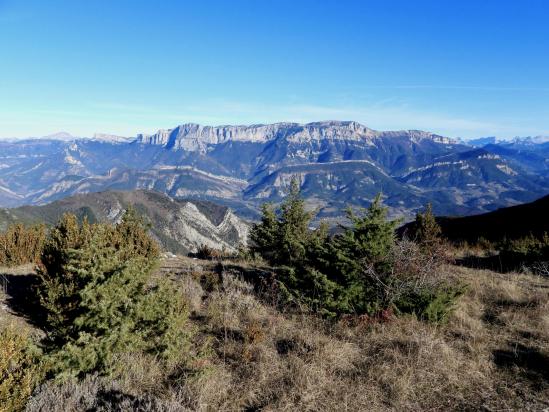 Au sommet de la montagne de Gavet (montagne du Glandasse)