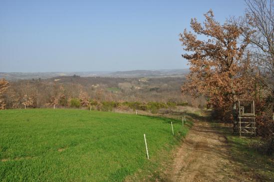 Dans la descente sur Ponsas