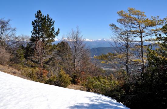 Sur la crête de la montagne de Praloubeau