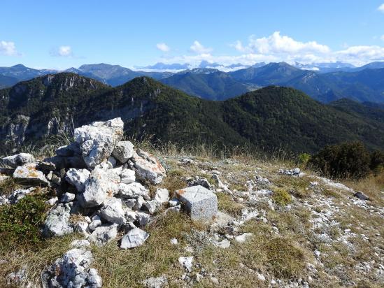 Le Dévoluy vu depuis le sommet de la Grésière