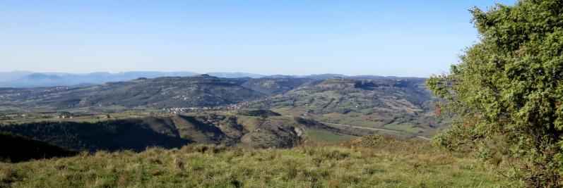 A l'approche du sommet de la Croix Juliau (panorama vers l'W)