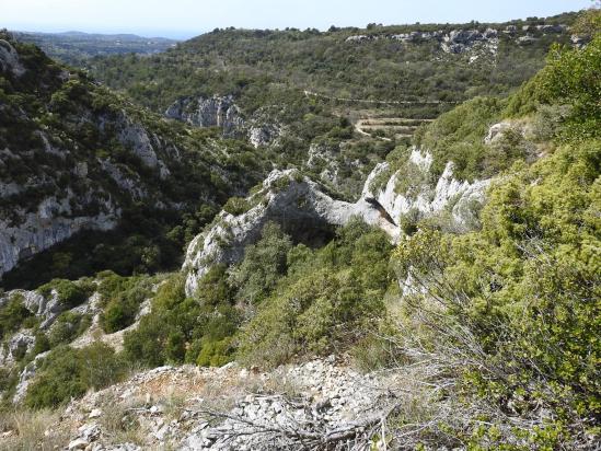 Descente de la combe de Capellan