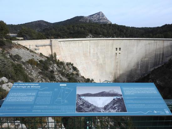 Le barrage de Bimont