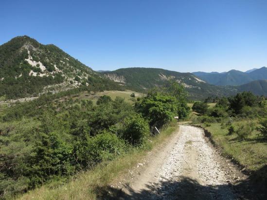 Retour au col de Glaise (la tête de Tourette)