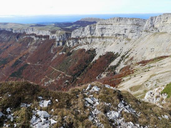 Sur les crêtes entre le pas de l'Infernet et la porte d'Urle