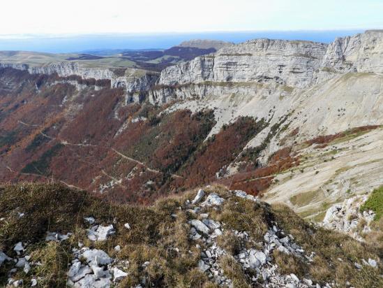 Sur les crêtes entre le pas de l'Infernet et la porte d'Urle