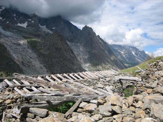 Dans la val Veny à l'Arp Vieille