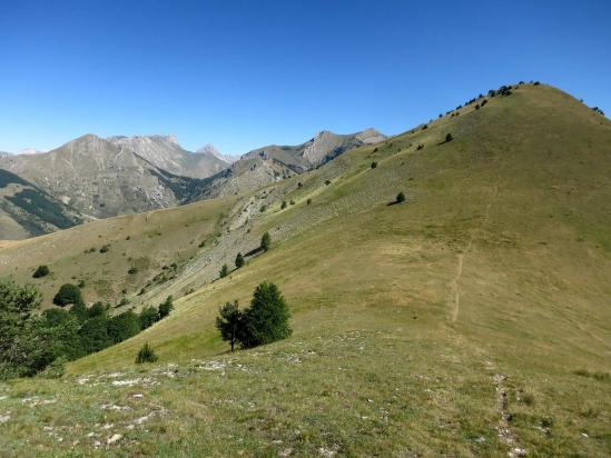 Entre le col de Côte Gelée et la Tête de Guizière