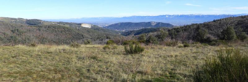 Panorama depuis le commet du serre de Blacher