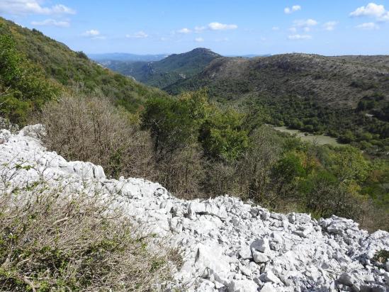 Descente sur le col des Lavagnes