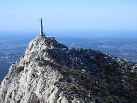 A l'approche de la Croix-de-provence