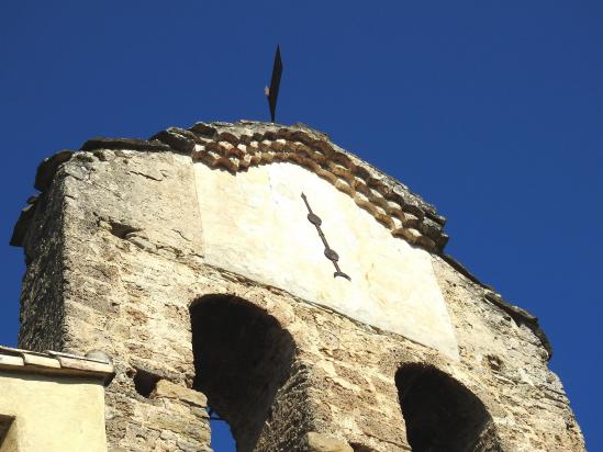 Le clocher de l'église de Vieux-Suze