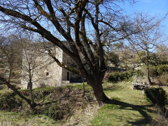 Dans gorges de Véroncle, le moulin de Véroncle