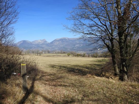 Les Trois-Becs et Couspeau vus depuis le col de Boutière