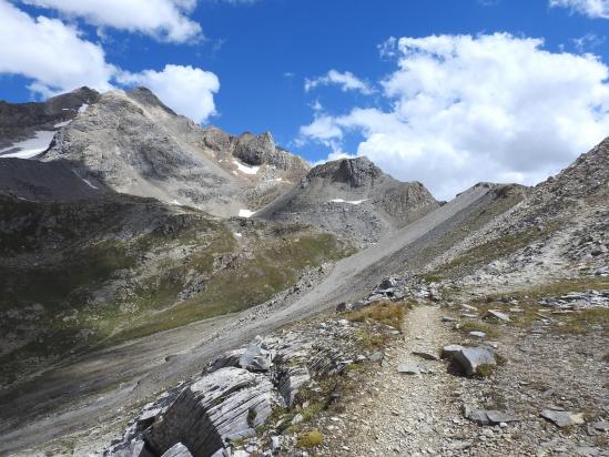 A l'approche du col de la Bailletaz