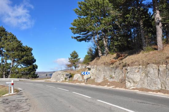 Passage au col de l'Arénier