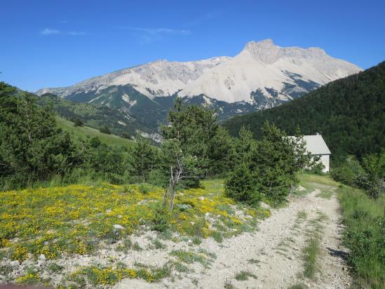 La bergerie de Boudelle. L'emplacement du bivouac est tout proche...