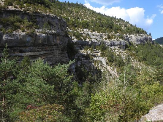 Sur la route d'accès à Charens (retour vers la vallée de la Drôme)