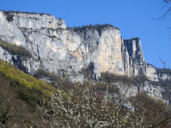 Retour dans le vallon du ruisseau du Cholet (Rochers de Laval)