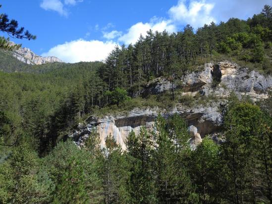 A la toute fin de la descente vers Châtillon-en-Diois, on passe au Suel