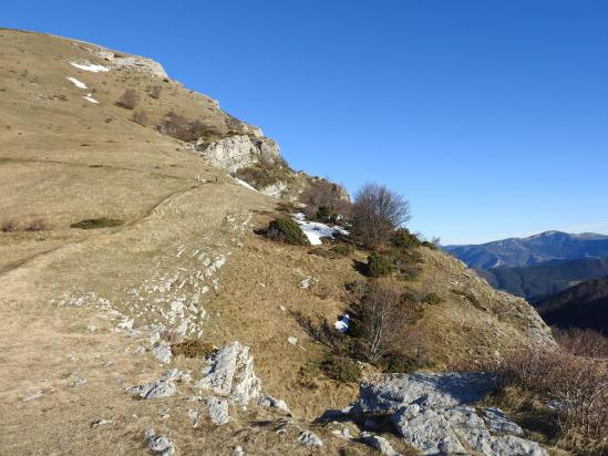 Le Pas de Siara géologique au sommet du Pré de l'Âne