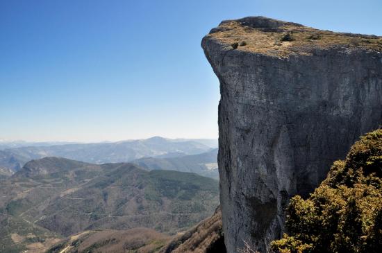 Rochecourbe vue depuis le col des Auberts