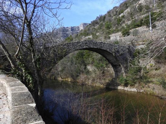 Le pont romain sur la Vis à Navacelles