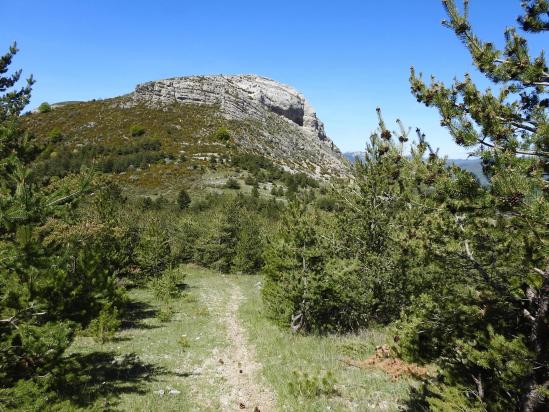 Au col de Verdun face à la montagne du Pied du Mulet