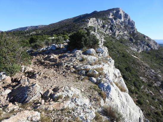 Descente par le sentier Imoucha (Pas du Moine)