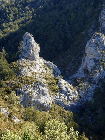 La clue d'Izon vue du bord de la route