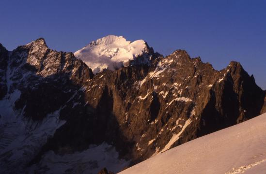 Au départ du refuge Adèle Planchard