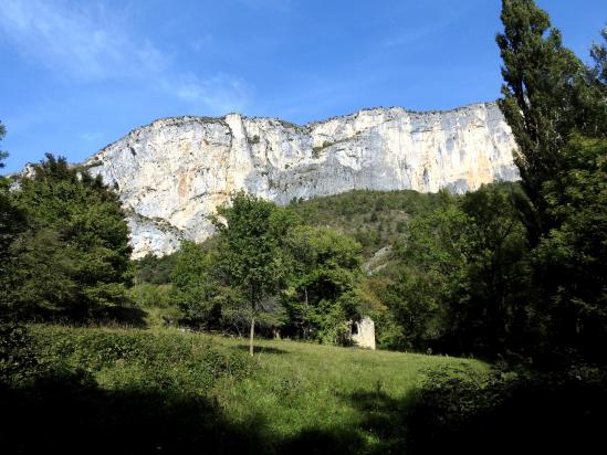 Le Rocher d'Anse vu depuis les ruines de Langilla